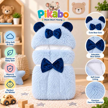 Baby Bear Fleece Swaddle Wrap – Ultra Soft & Warm Winter Wrap