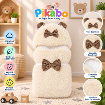 Baby Bear Fleece Swaddle Wrap – Ultra Soft & Warm Winter Wrap