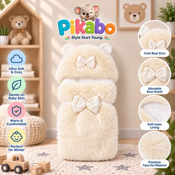 Baby Bear Fleece Swaddle Wrap – Ultra Soft & Warm Winter Wrap