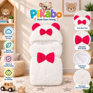 Baby Bear Fleece Swaddle Wrap – Ultra Soft & Warm Winter Wrap