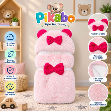 Baby Bear Fleece Swaddle Wrap – Ultra Soft & Warm Winter Wrap